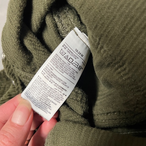 Green Corduroy Overalls 100% Cotton 18-24m - Picture 7 of 9